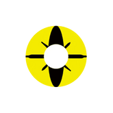 I-Contact Cosplay Halloween Contact Lenses Yellow Bee